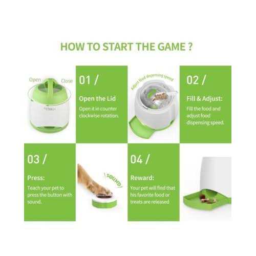 Automatic Dog Feeder Treat Dispensing R678