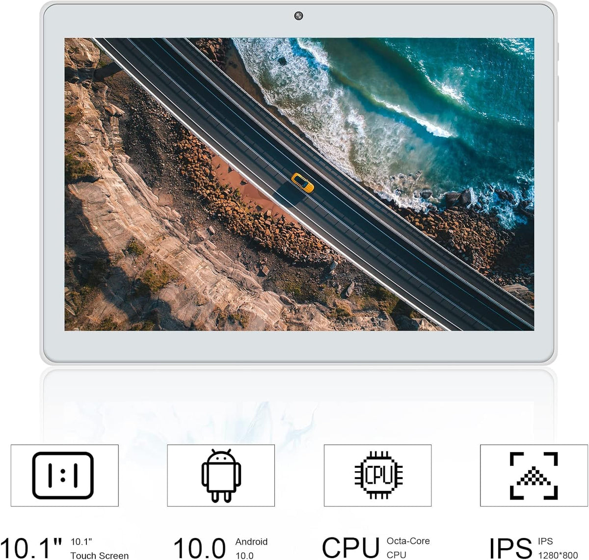10.1 Inch Android Tablet with Dual SIM Card Slot 2GB+32GB M18976