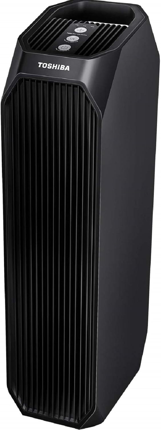 Black Air Purifier with UV Light Sanitizer X615