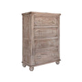 Natural Solid Wood Four Drawer Chest N75681
