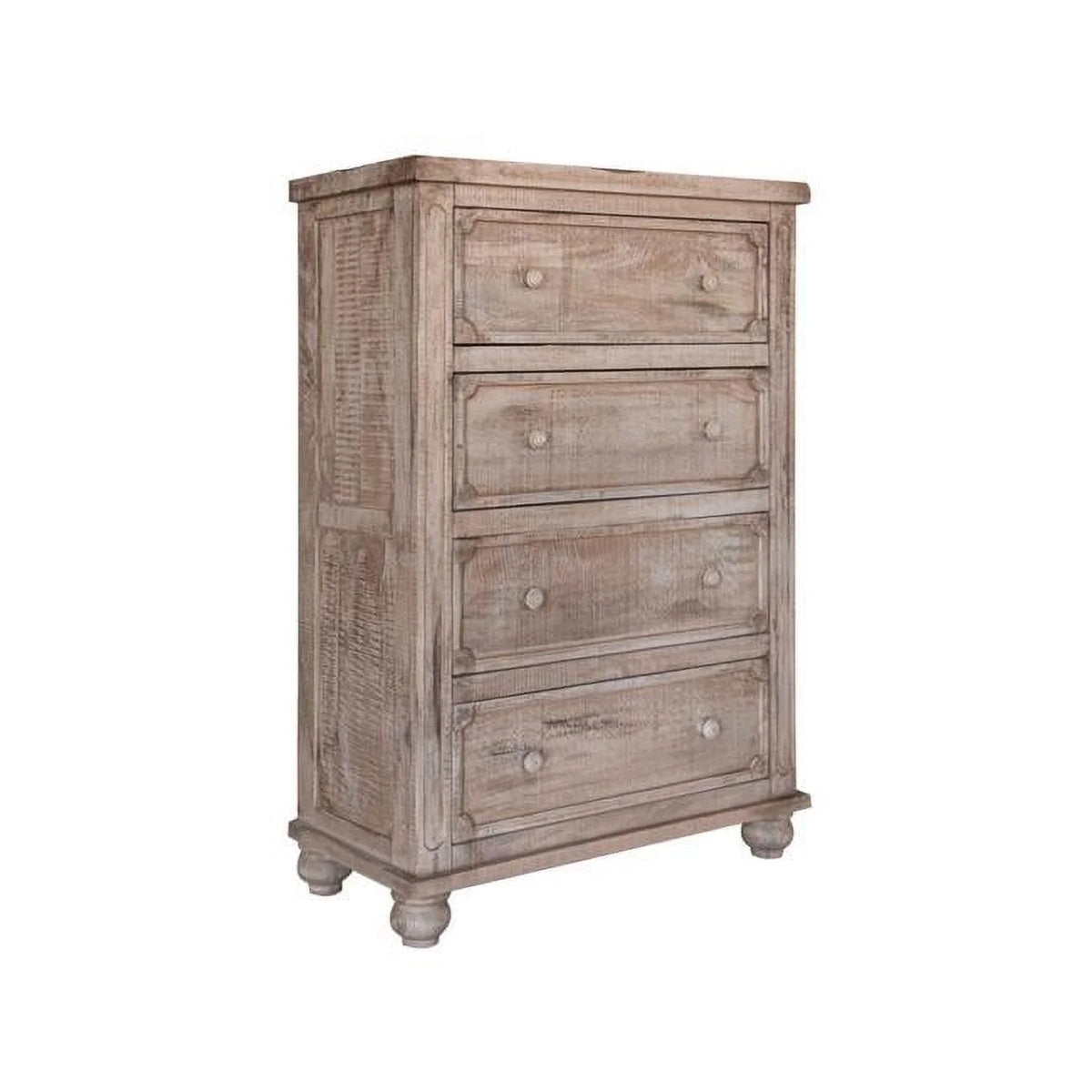 Natural Solid Wood Four Drawer Chest N75681
