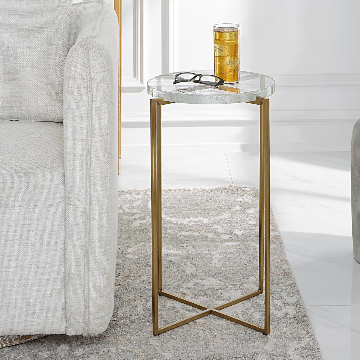 Accent Table 24.25 Inches Tall and 15.63 Inches Wide A229