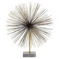 Gold Metal Urchin with Marble Base D928540