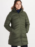 Women's Montreal Hooded Faux-Fur-Trim Coat XS Nori Green Y656112