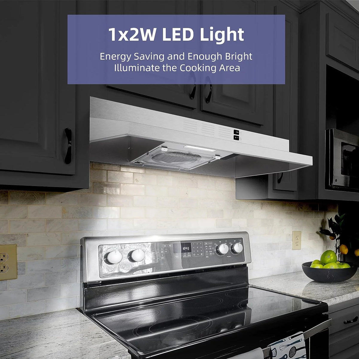 30 inch Under Cabinet Stainless Steel Range Hood M6607