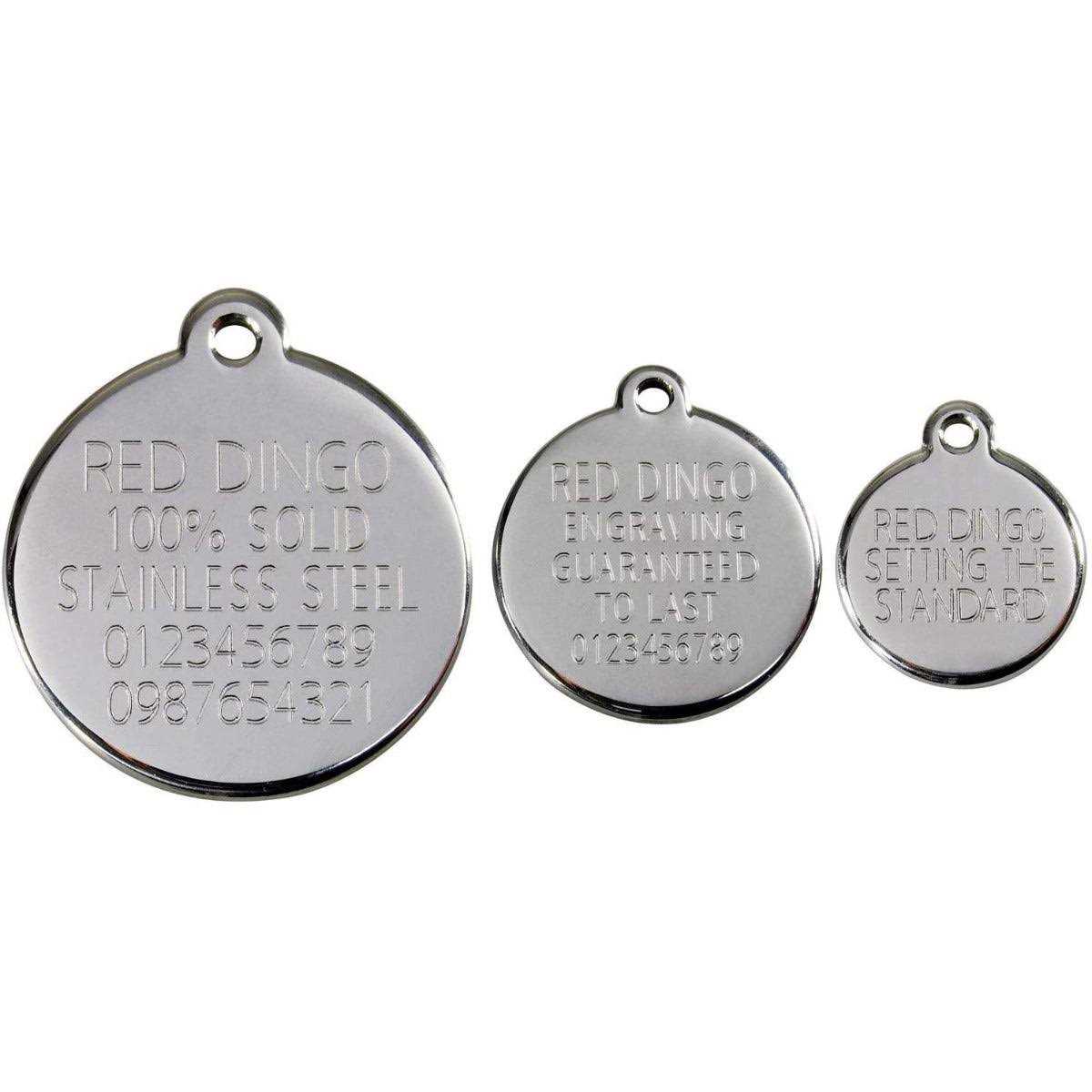 Enamel Pet ID Tag Skull & Cross Bone P374696