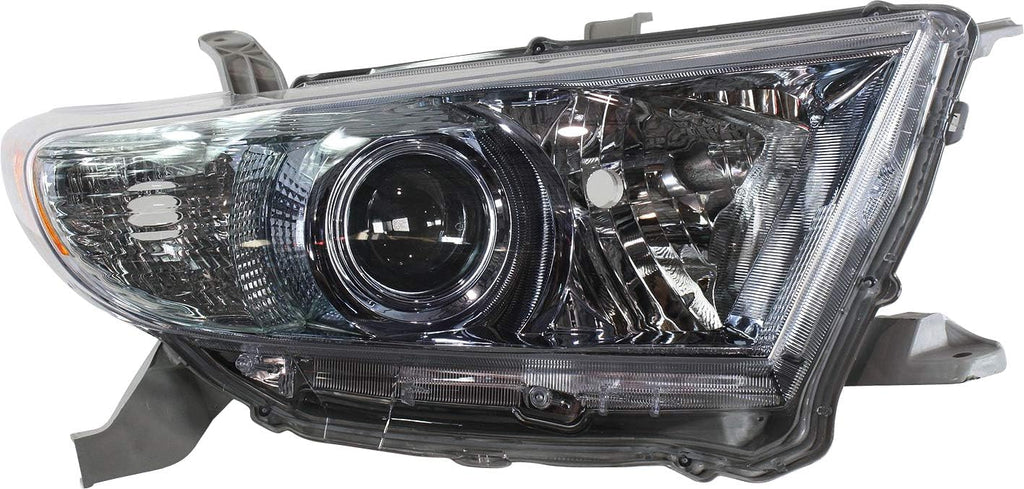RH Lens and Housing Headlight for 2011-2013 Toyota Highlander Hybrid D917358