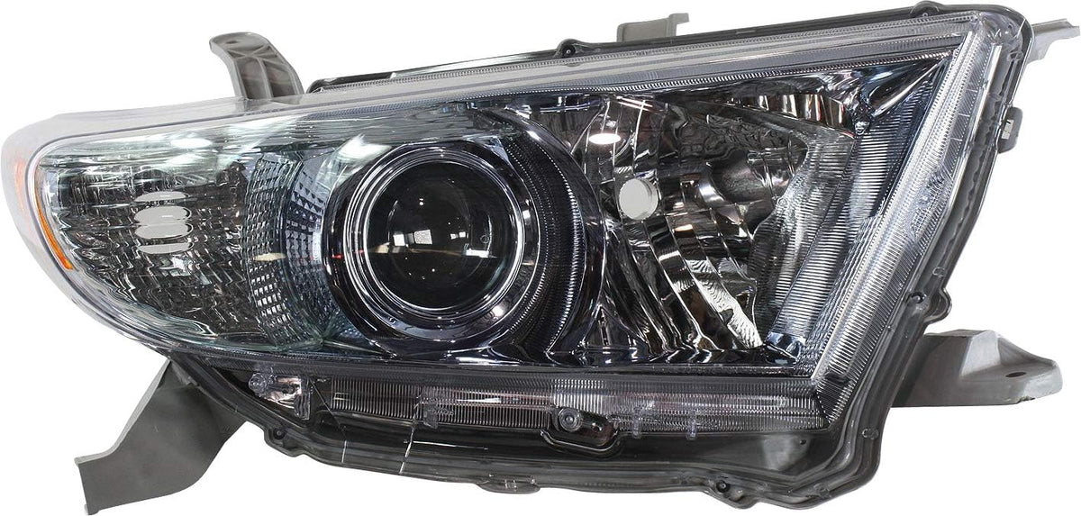 RH Lens and Housing Headlight for 2011-2013 Toyota Highlander Hybrid D917358