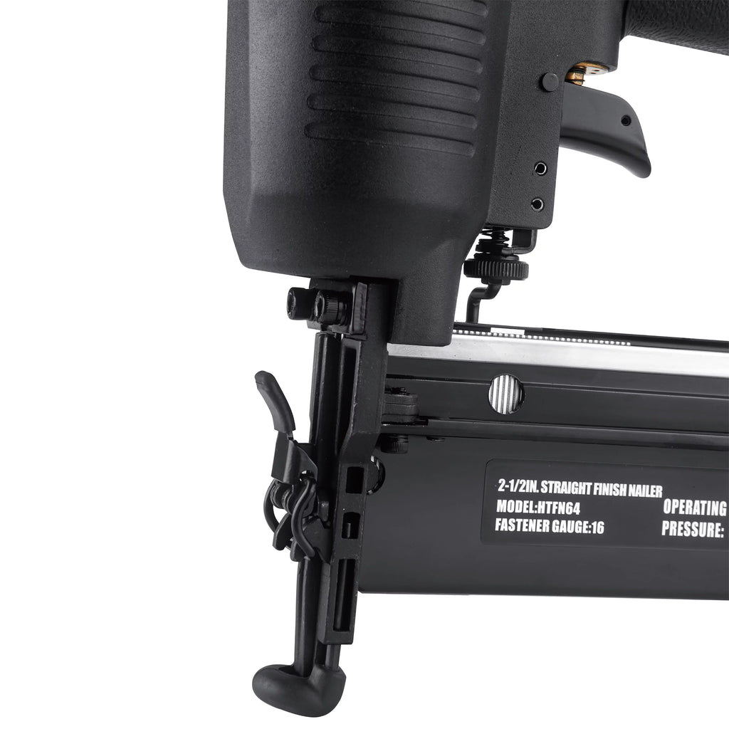 Pneumatic Straight Finish Nailer with 200 Count Nails L309