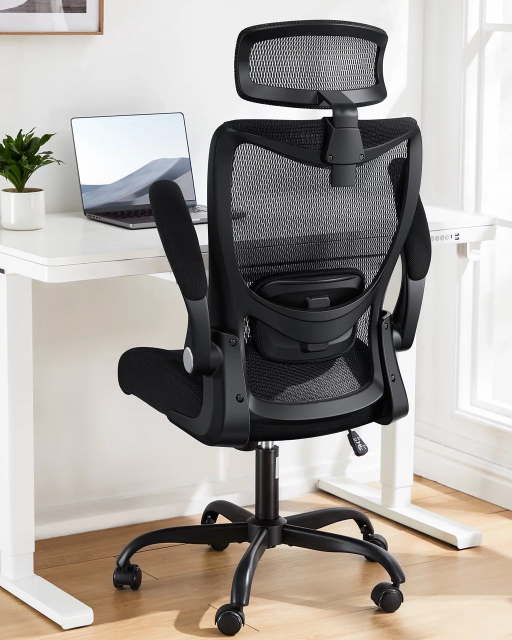 High Back Mesh Ergonomic Office Chair with Lumbar Support & Headrest W701960