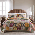 Natural 3-Piece Full/Queen Cotton Quilt Set N368463