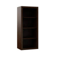 Espresso Brown Wall Open Shelf Kitchen Cabinet Q6450