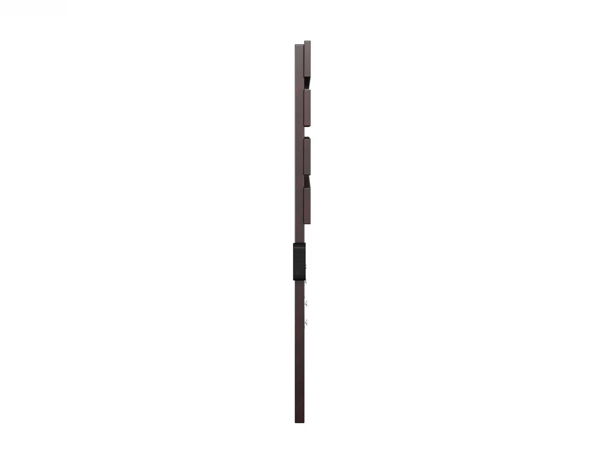 Queen Espresso Wood Panel Headboard with 2 USB Ports C29790