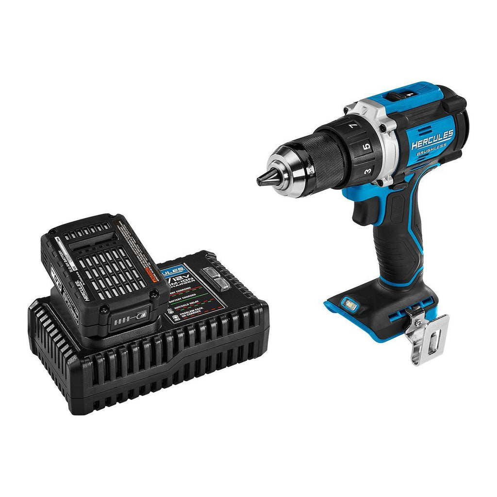 20V Brushless Cordless 1/2 in. Drill/Driver Kit with 2 Ah Battery and Charger H981739