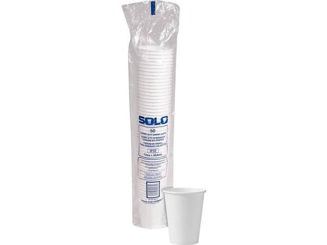 12 oz White Poly Paper Hot Cup N581