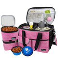 Dog Travel Bag with Food Container and Bowls T70534