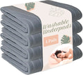 Washable Underpads 31" x 36" Pack of 4 Waterproof Reusable H71400