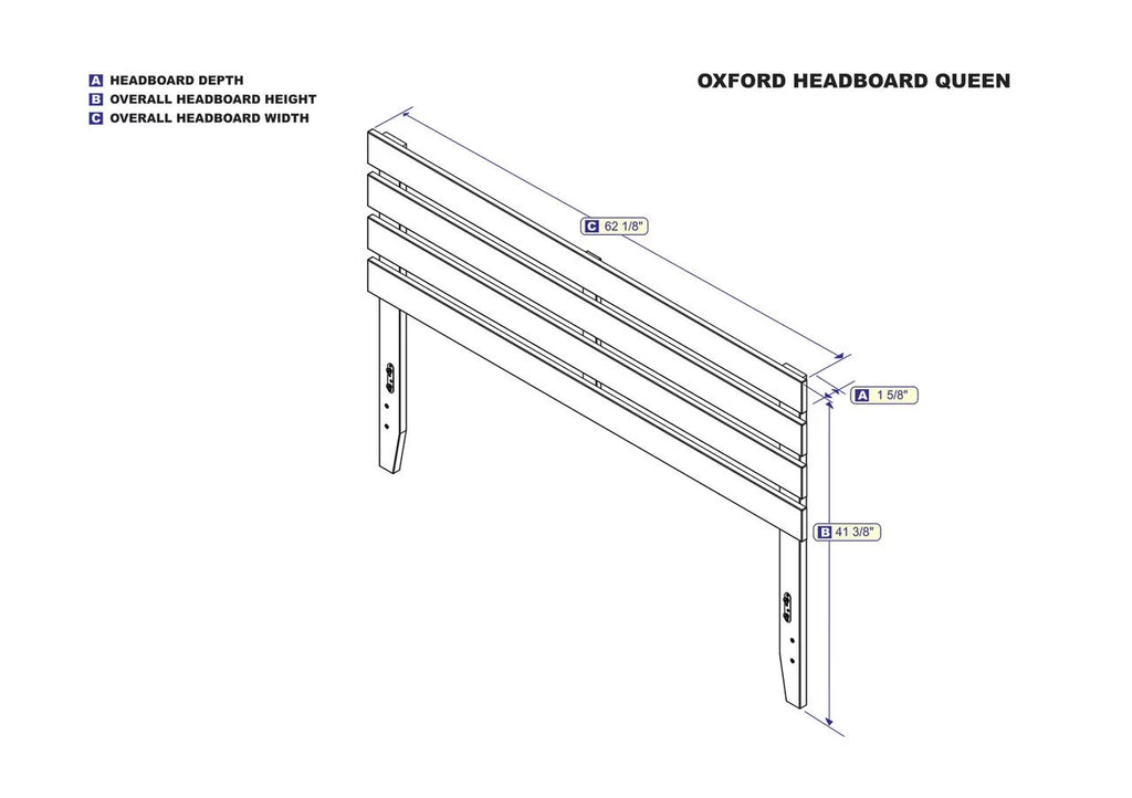 Queen Espresso Wood Panel Headboard with 2 USB Ports C29790