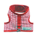 Gingham Dog Harness Vest H34083