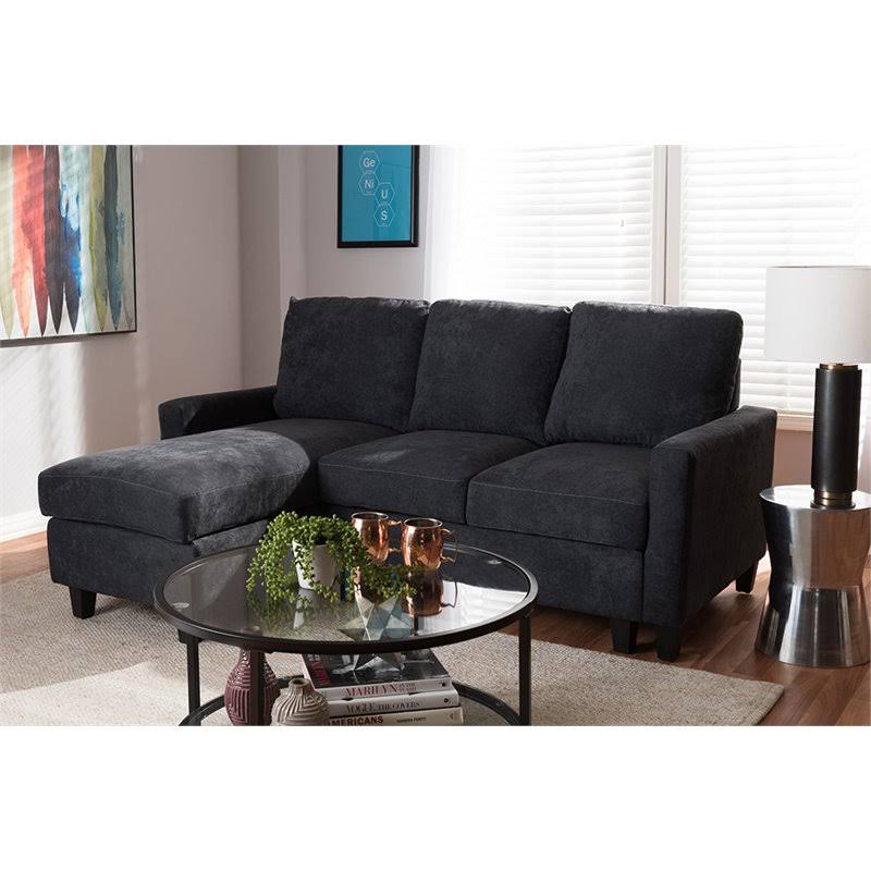 Dark Gray Reversible Sectional I678352