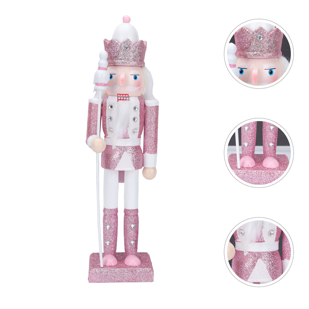 Wooden Nutcracker Soldier Santa Doll C223