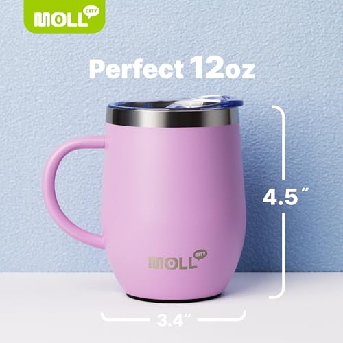 12 oz Stainless Steel Insulated Tumbler with Lid and Straw V400