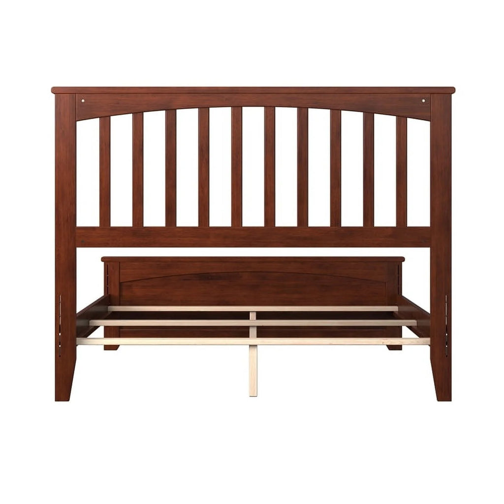 Solid Wood Full Spindle Bed with Headboard F345782