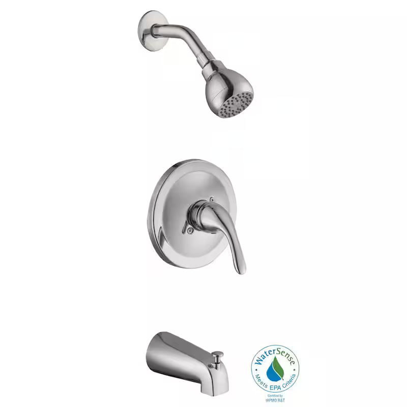 Single Handle Tub and Shower Faucet 1.8 GPM in Chrome E4057