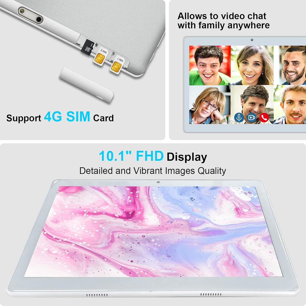 10.1 Inch Android Tablet with Dual SIM Card Slot 2GB+32GB M18976