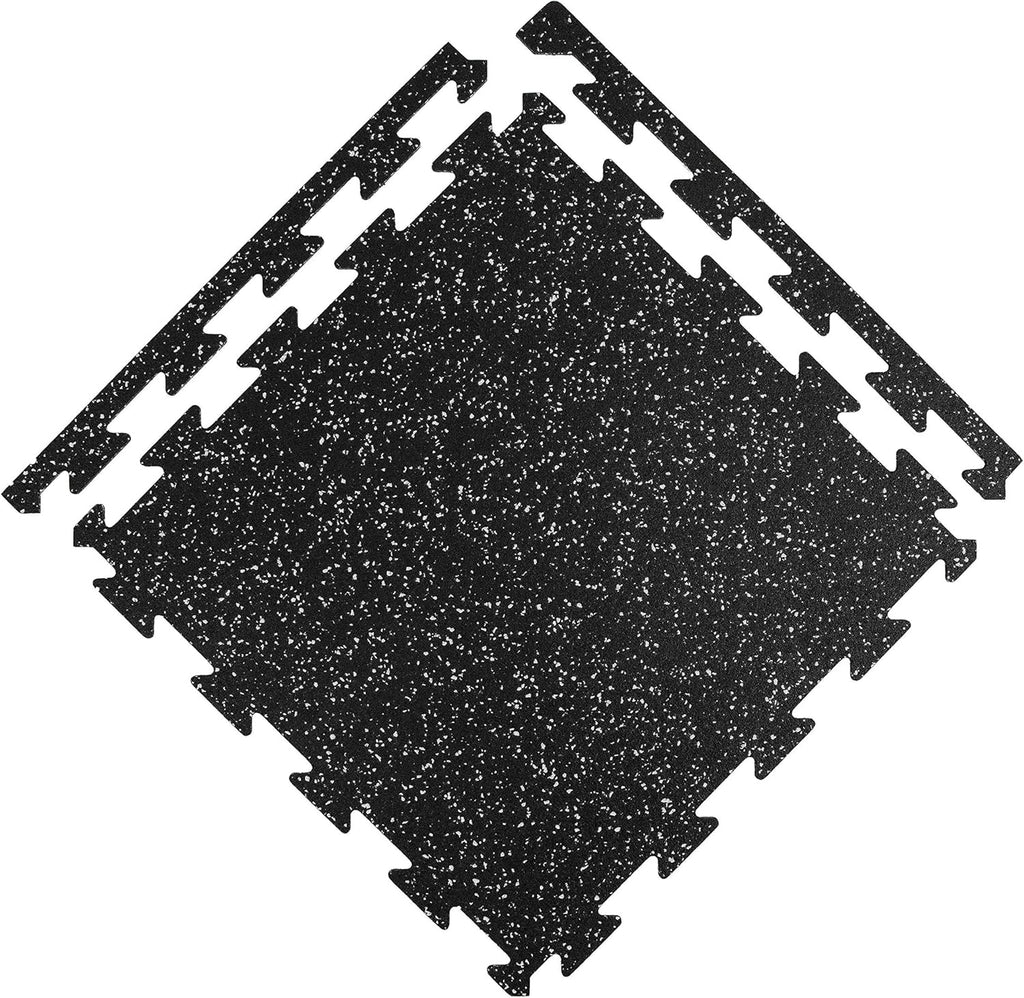 1/4 Inch Thick Eco-Lock Rubber Interlocking Floor Tiles Z6876