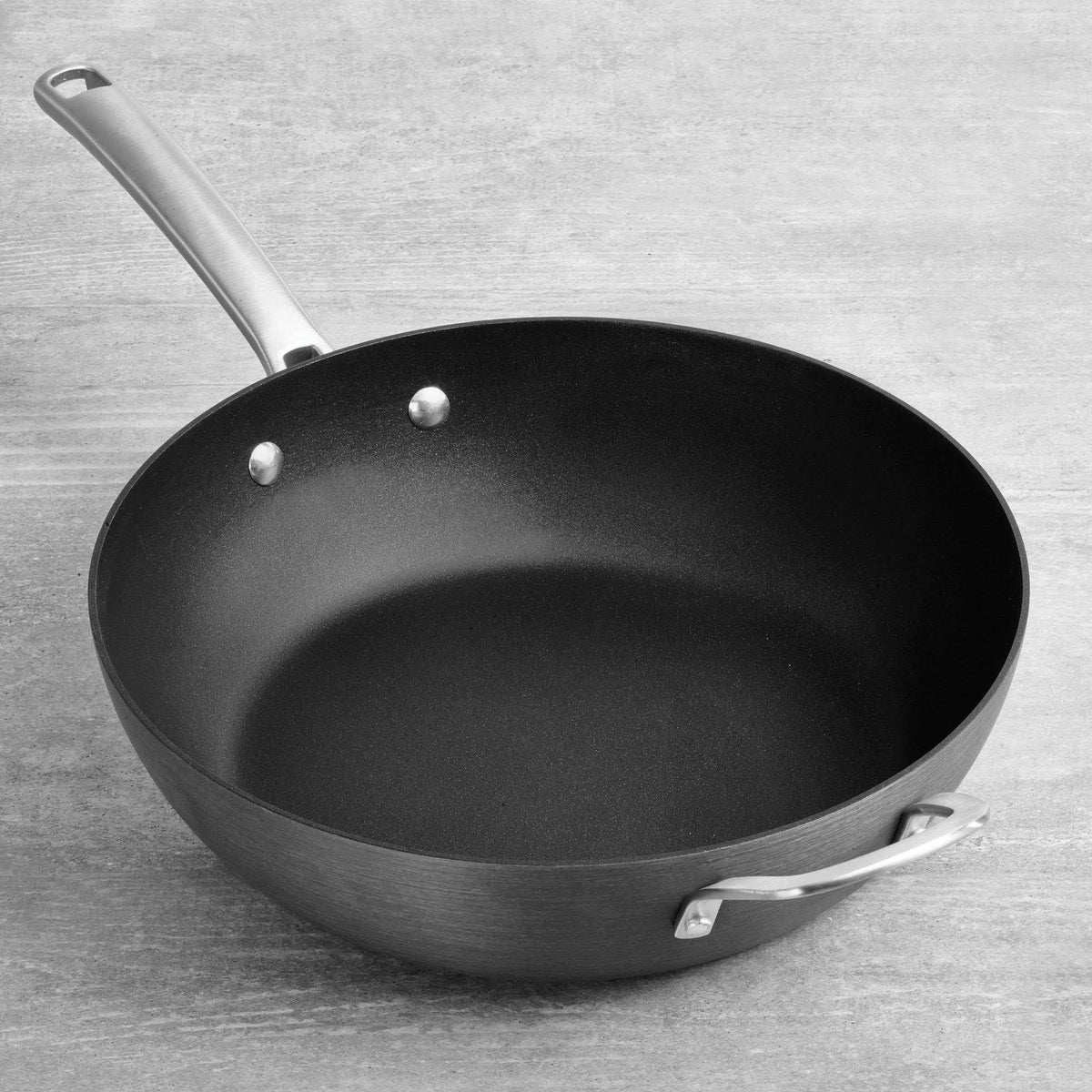 12-in. Nonstick Jumbo Fryer Pan with Cover I387