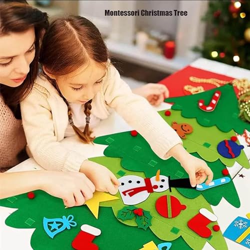 Felt Christmas Tree with Lights N3400