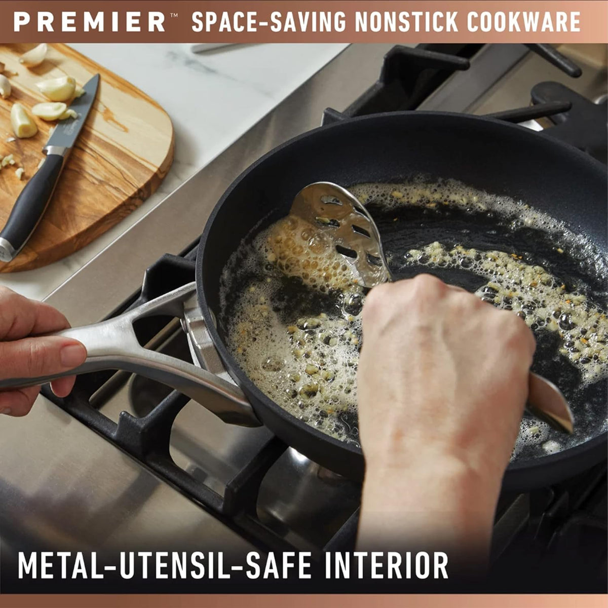 8 Quart Hard Anodized Nonstick Multi-Pot Cookware with Tempered Glass Lid Y8657