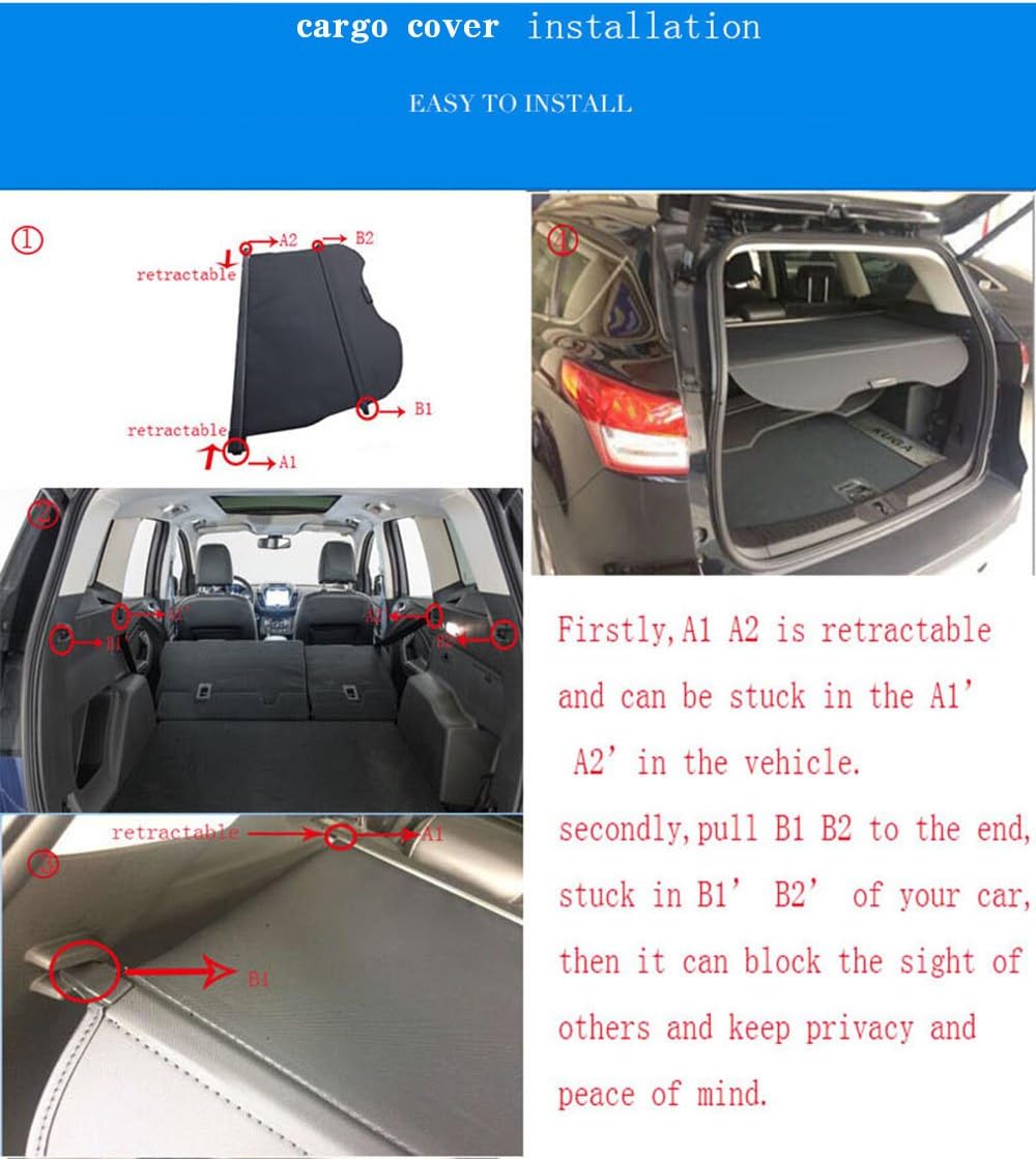 Cargo Cover Pack of 2 Black G7126