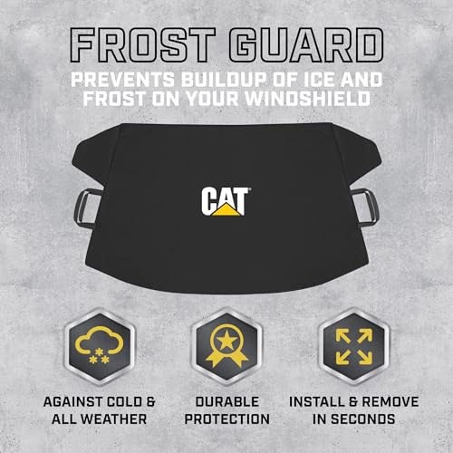 Windshield Snow Cover, Weatherproof with Anti-Theft Straps, 78"x45" inch, Black C873