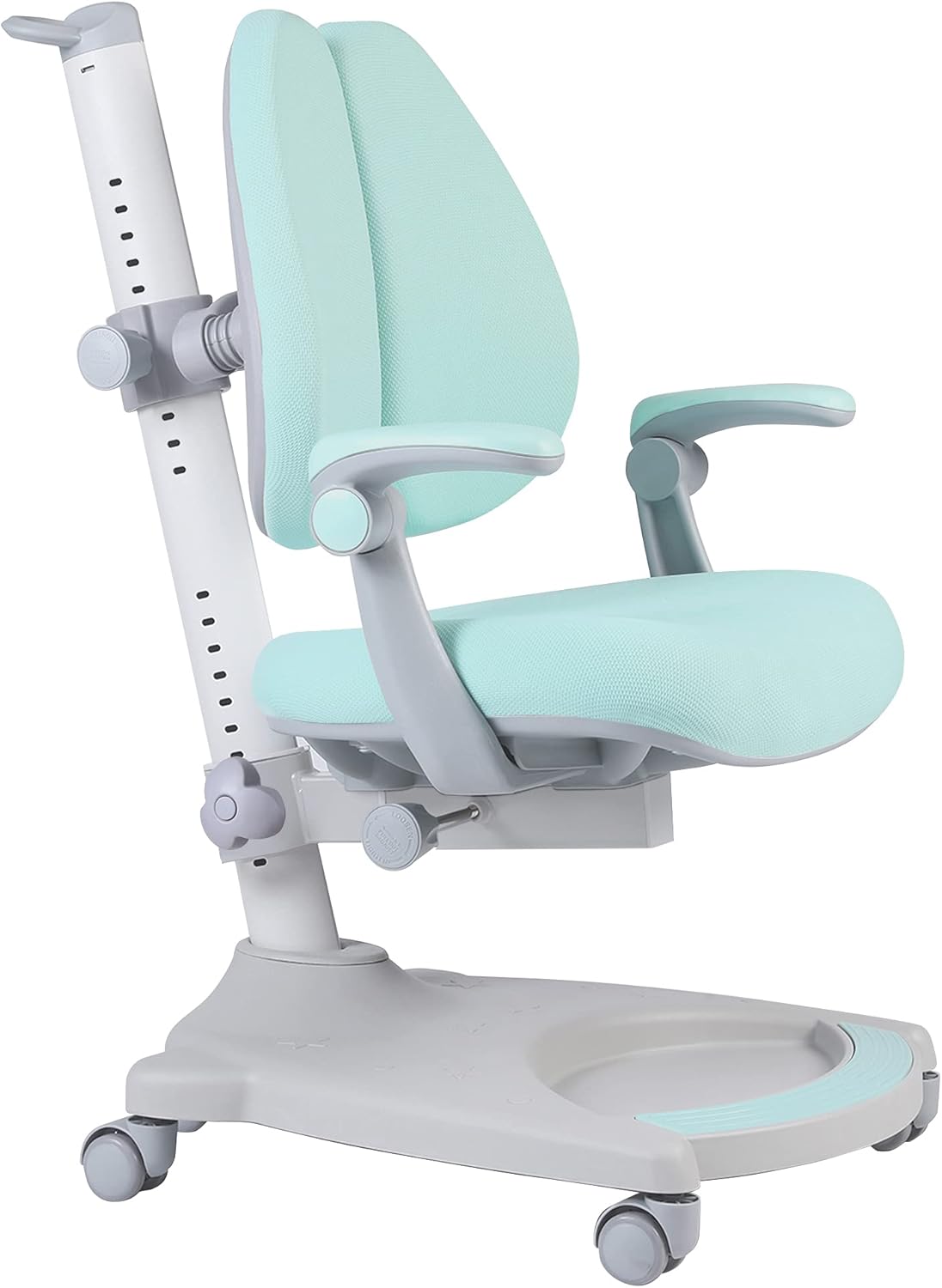 Green+White Adjustable Kids Study Desk Chair F8382