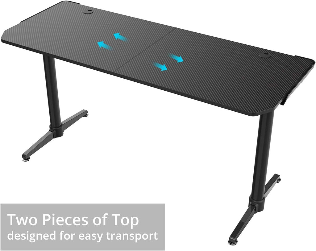 Carbon Fiber Texture Surface Computer Gaming Desk C843166