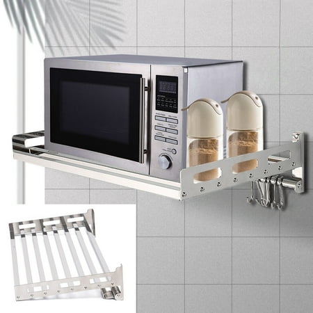 Stainless Steel Wall-Mounted Microwave Oven Rack P475