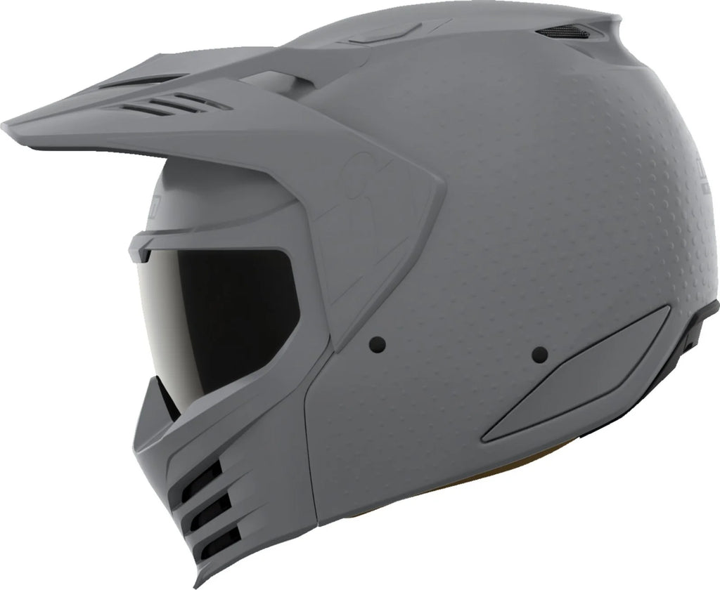 Gray XL Modular Motorcycle Helmet O98438