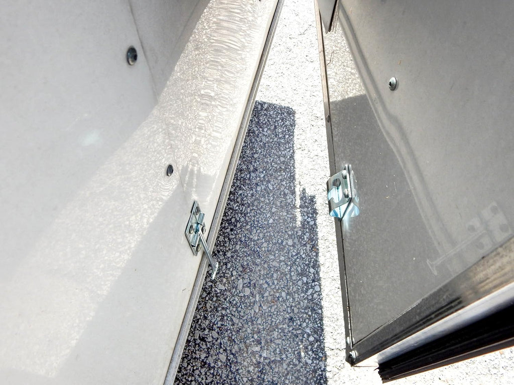 10 Metal T-Style Door Holder Entry Door Catches 6 Inch Long Zinc Plated Steel Pack of 2 E957031