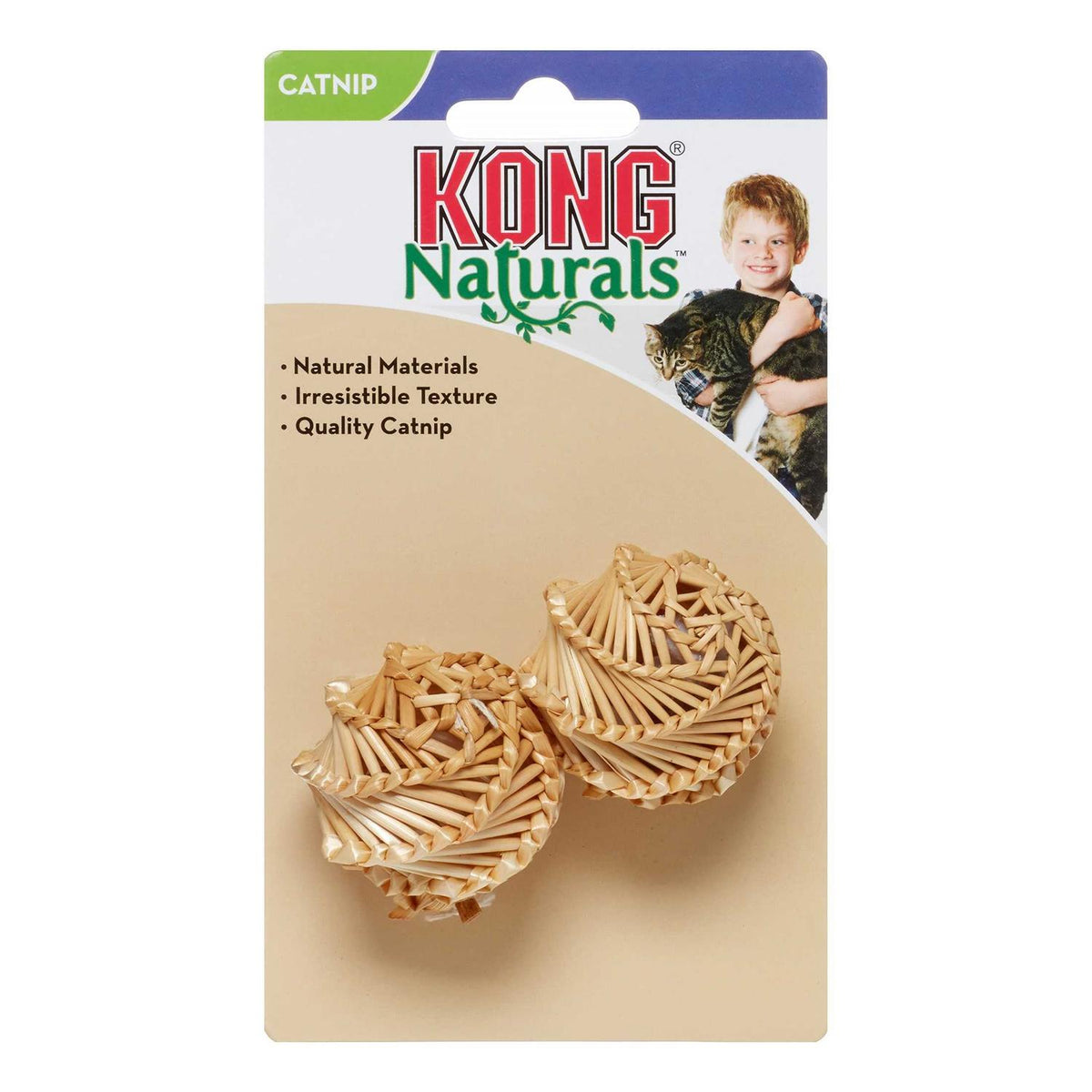 Straw Balls Cat Toy 2-pack X334