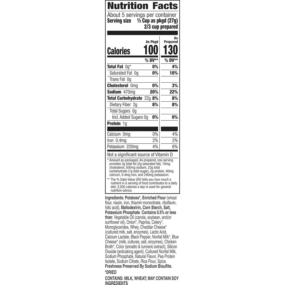 Scalloped Potatoes, 4.7 oz (Pack of 6) I24866