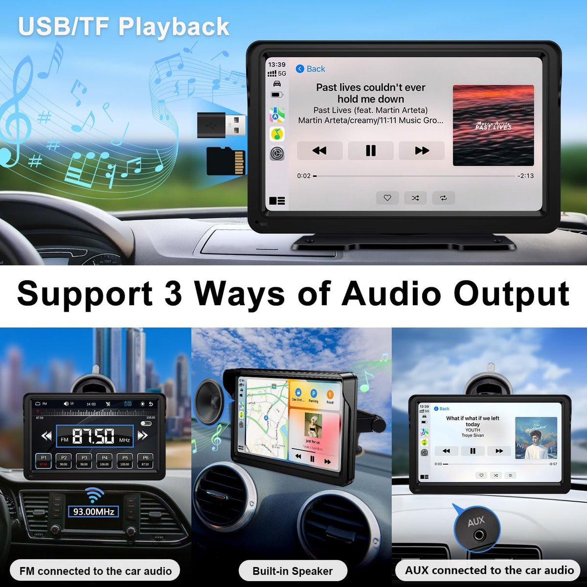 7 Inch Touch Screen Car Stereo with Bluetooth Z72775