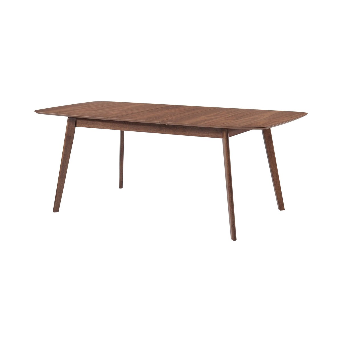 Natural Walnut Dining Table with Butterfly Extension Leaf S537