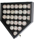 Lockable Baseball Display Case Cabinet E109
