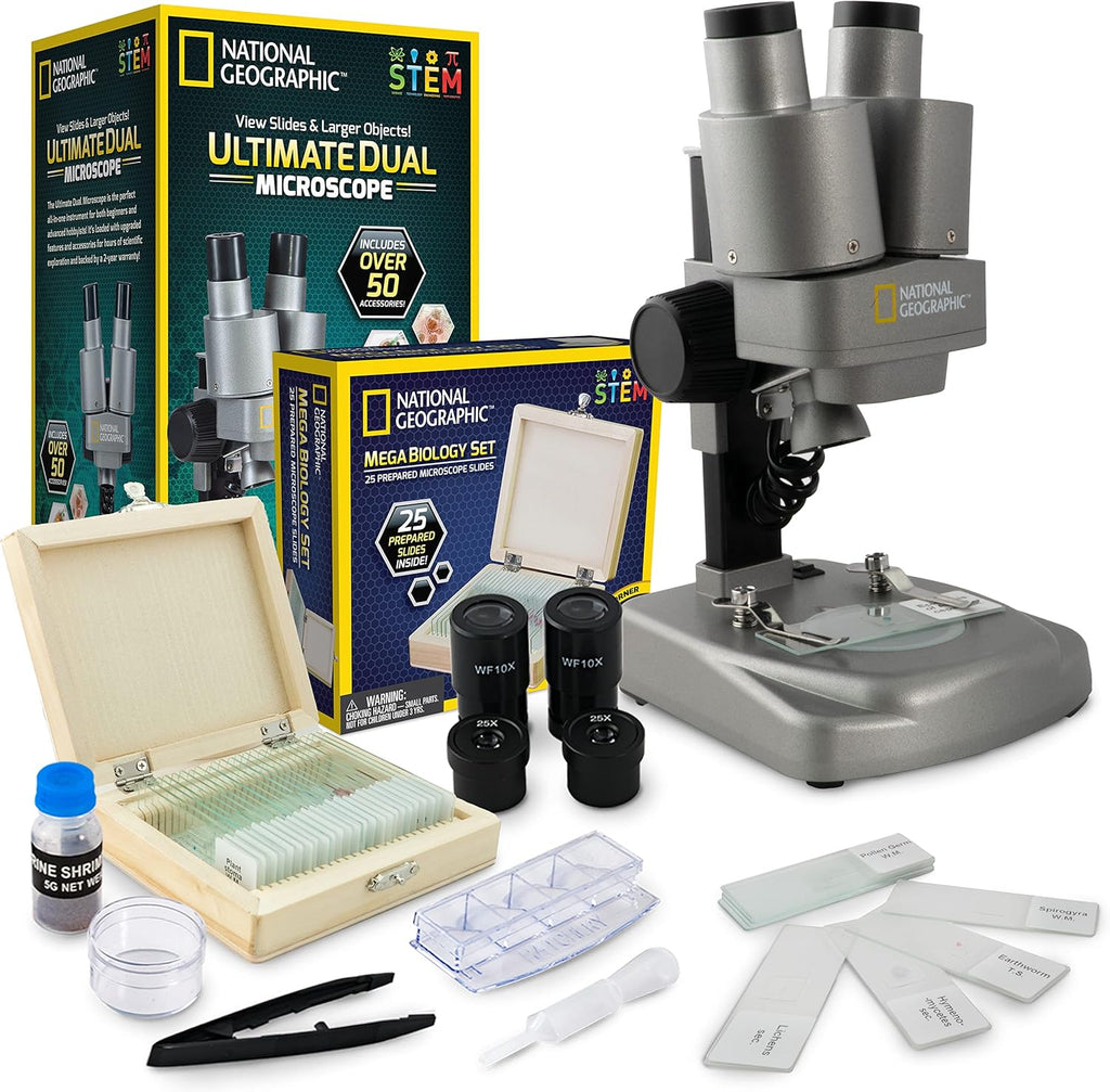 Microscope Science Kit with 35 Slides and Covers L4551