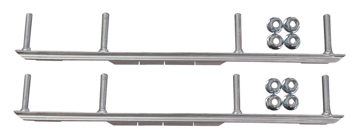 Orange XT Snowmobile Skis with 7.5" Shaper Bars Complete Kit L62456
