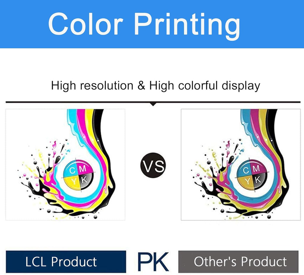 4-Pack Black Cyan Magenta Yellow Toner Cartridge H7658