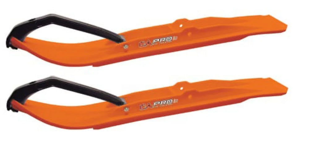 Orange XT Snowmobile Skis with 7.5" Shaper Bars Complete Kit L62456