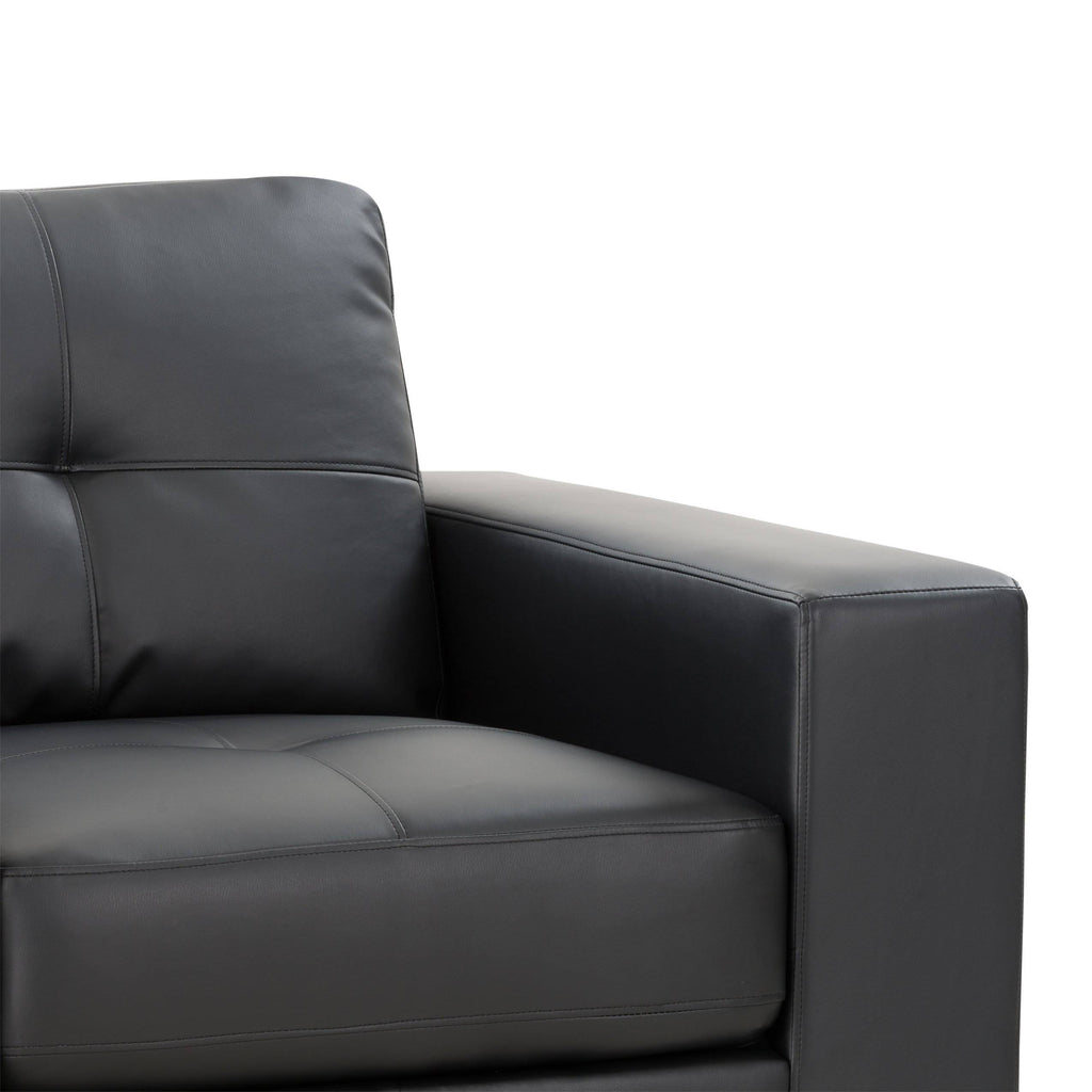 Red Bonded Leather Chair E29477